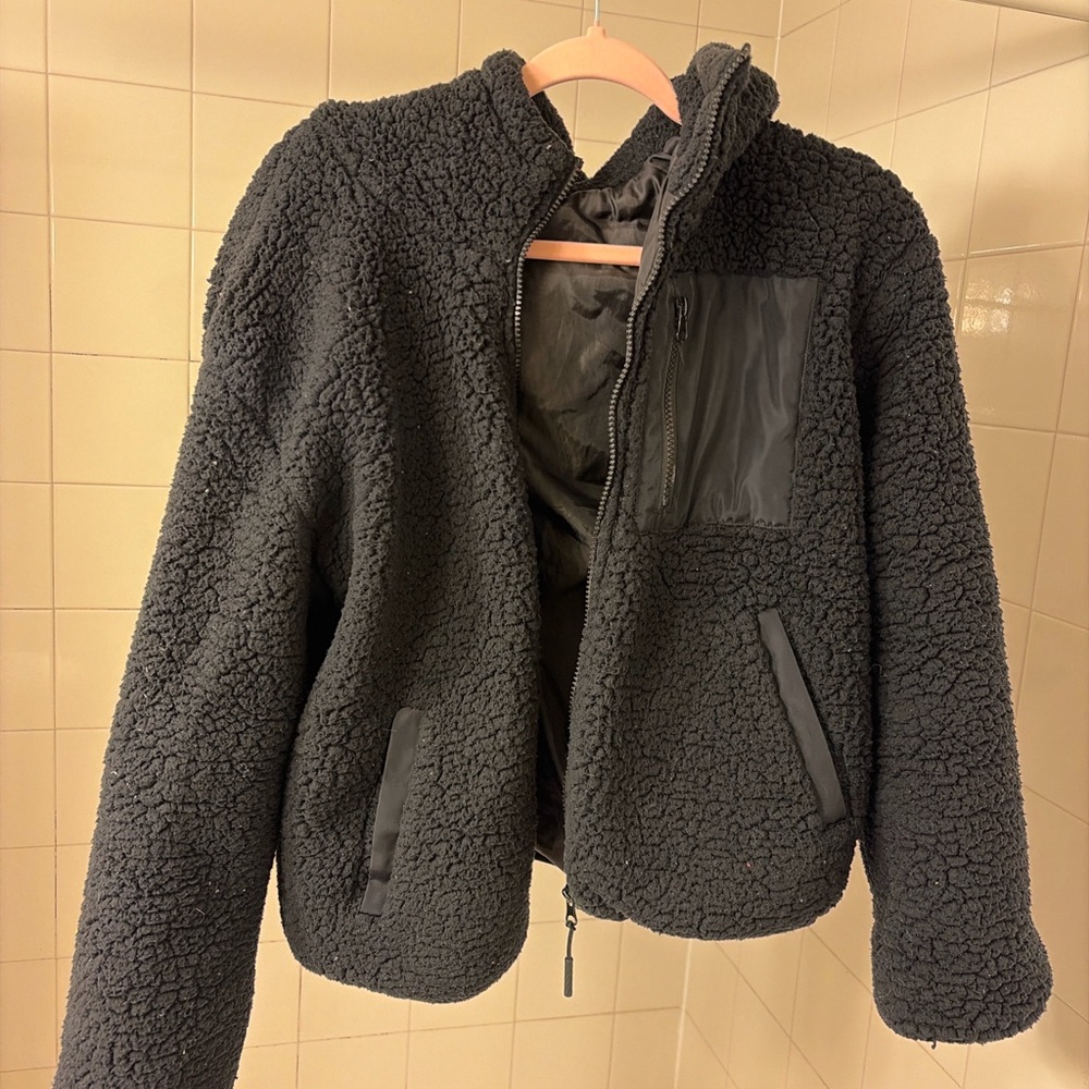 Primark Black Sherpa Jacket